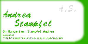 andrea stampfel business card